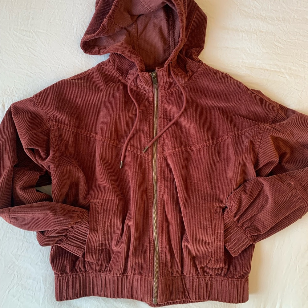 American Eagle Corduroy Bomber Jacket